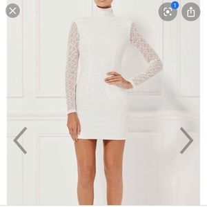 Misha Collection Riccadonna Dress Turtleneck Milk